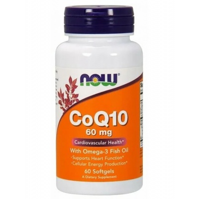  NOW CoQ10 with Omega 3 60 