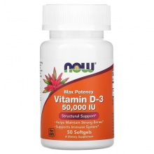  NOW Vitamin D3 50000 50 