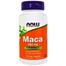 Витамины NOW MACA 500 мг 100 капсул