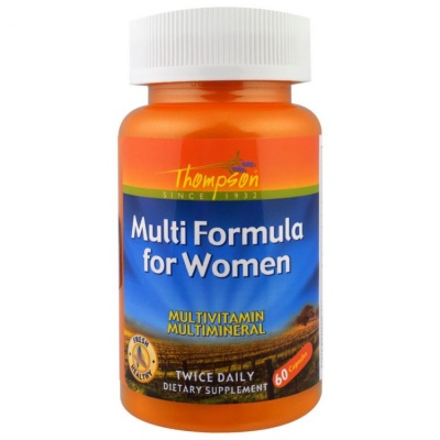 Витамины Thompson Multi Formula for Women 60 капсул