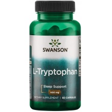 Аминокислота Swanson L-Tryptophan 500 mg 60 капсул