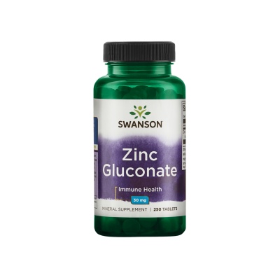  Swanson Zinc Gluconate 30 mg 250 