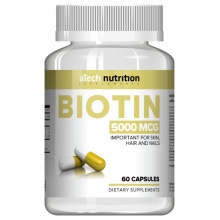 Витамины aTech Nutrition Biotin  450мг 60 капсул