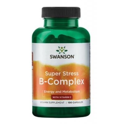 Витамины Swanson Super Stress B Complex W/C 100 кап