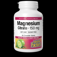 Natural Factors Magnesium citrate 150  60 
