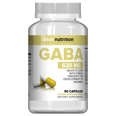 Аминокислота aTech nutrition GABA 90 капсул
