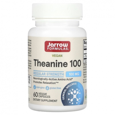 Аминокислота Jarrow Formulas Theanine 100 мг 60 капсул